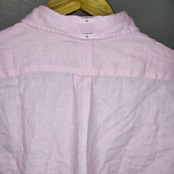 Linen button down shirt (short sleeve) - Picture 2 of 5